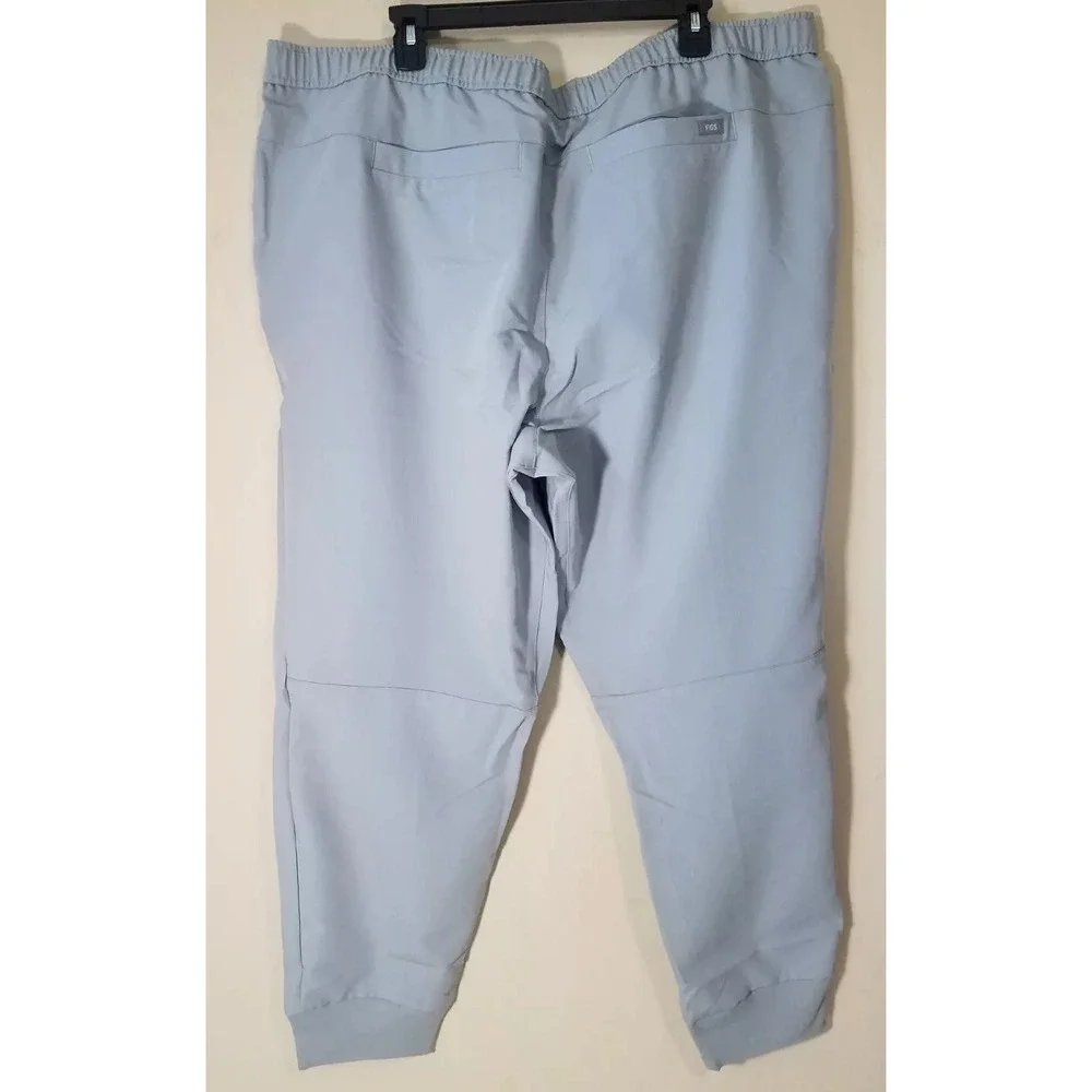 Figs Tansen Jogger Scrub Pants Men size‎ 4XLS Short Uniform Medical Cem Gray NEW